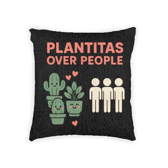 Plantita Latina Plant Mom Plantita Life Hispanic Woven Pillows