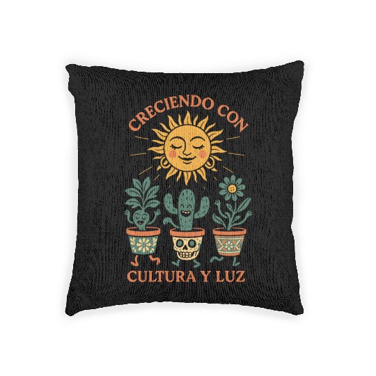 Plantita Latina Plant Mom Plantita Life Hispanic Woven Pillows
