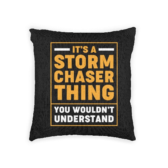 Storm Chaser Stormtrooper Weather Woven Pillows