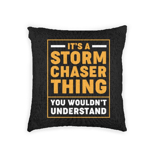 Storm Chaser Stormtrooper Weather Woven Pillows