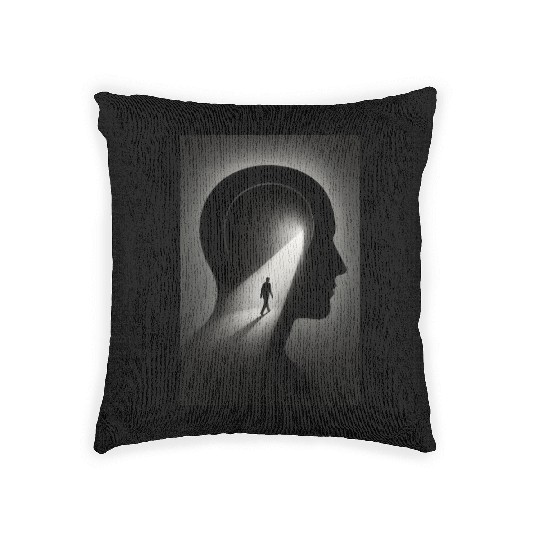 Inner Horizon – the journey within yourself Woven Pillows