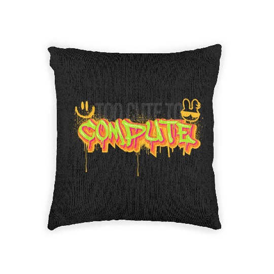 Graffiti Style Complate Design Woven Pillows
