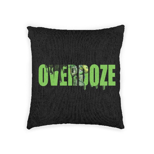 Overdose Thriller Art Print Woven Pillows