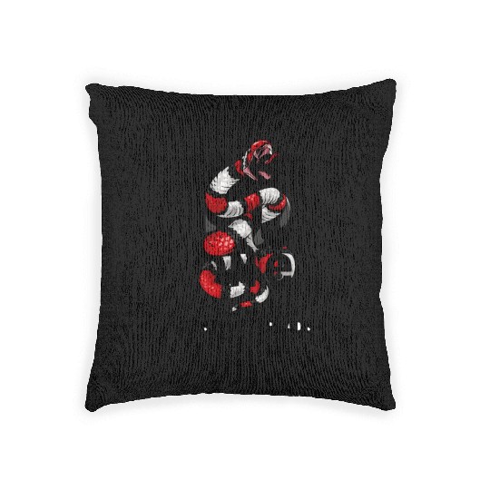 Trust No One Snake Graphic Woven Pillows – Lifestyle Thr