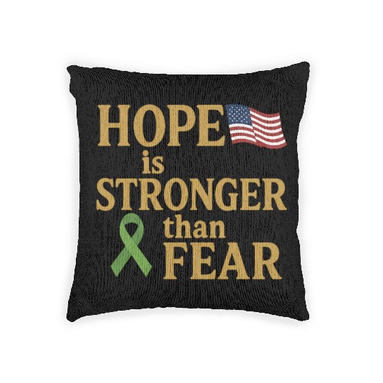 Childhood Cancer Awareness Woven Pillows
