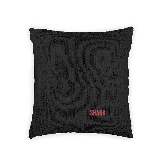 Not a Gorilla But I Yelled at a Shark Trendy Art Woven Pillows