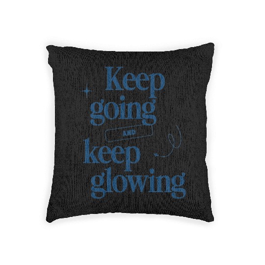 Inspirational Motivation Typography Design Woven Pillows