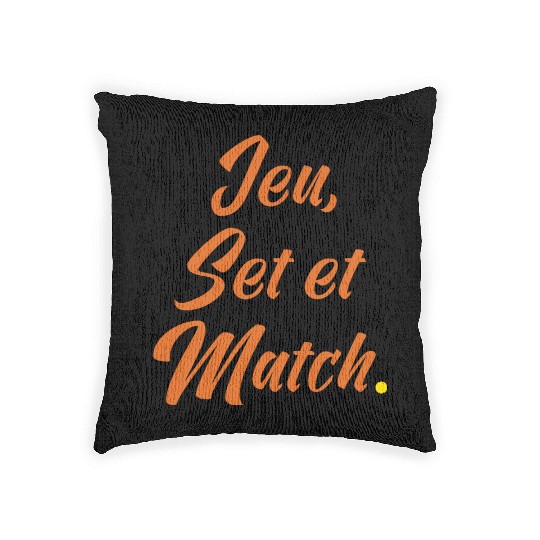 French Tennis Woven Pillows
