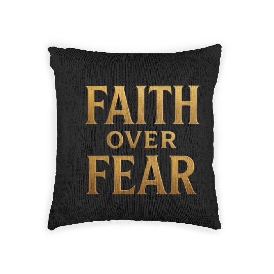 Fearless Faith Woven Pillows