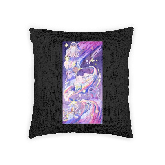 Galaxy Ghost Woven Pillows