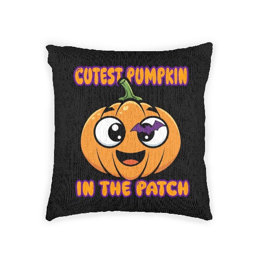 Sweet Pumpkin Woven Pillows, Spooky Season Woven Pillows