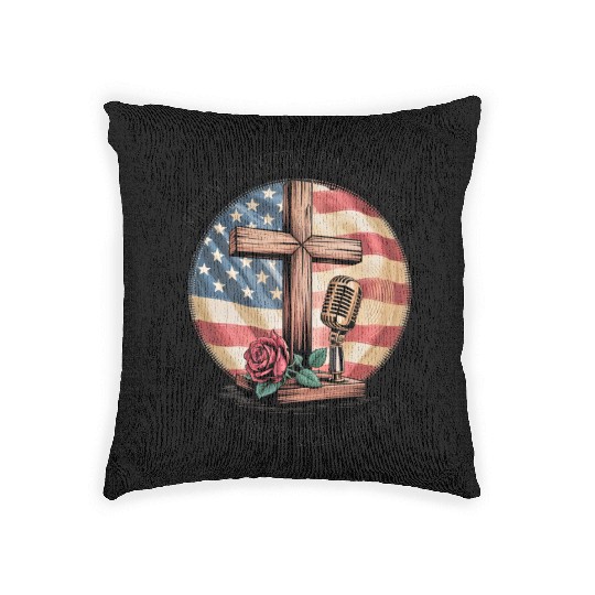 Charlie Kirk: Campus To Capitol Woven Pillows