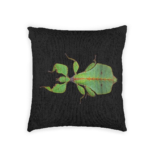 Real Leaf Insect Woven Pillows
