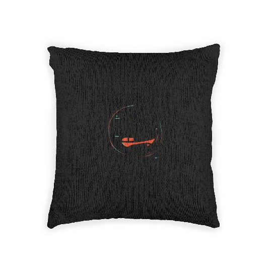 Retro Glitch Y2K Meme Woven Pillows – 404 Fun Not Found