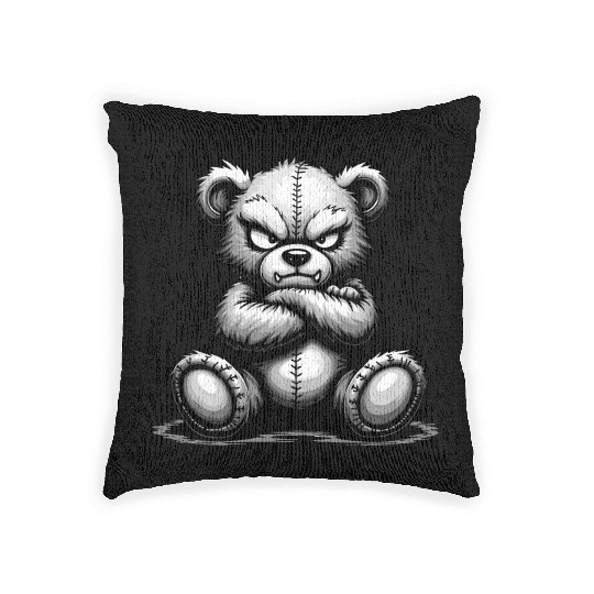 Grumpy Bear Woven Pillows