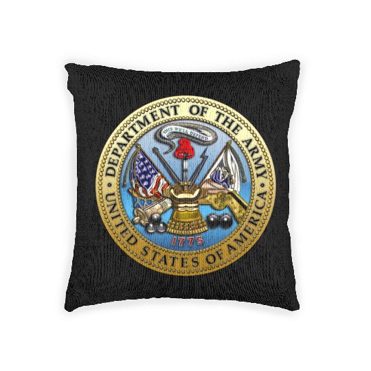 US Army Seal Woven Pillows