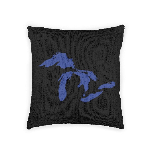 Great Lakes Large Woven Pillows