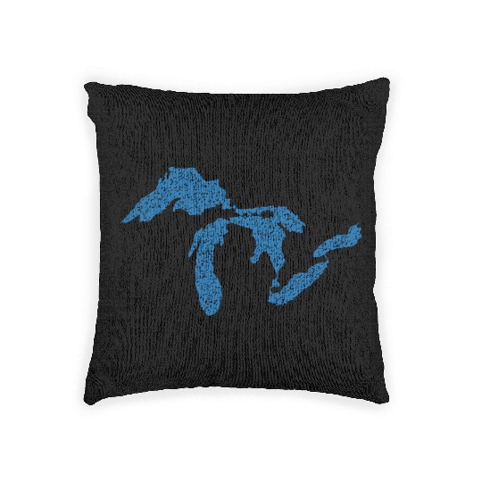 The Great Lakes Woven Pillows