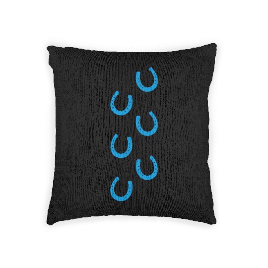 Horseshoe pattern Woven Pillows