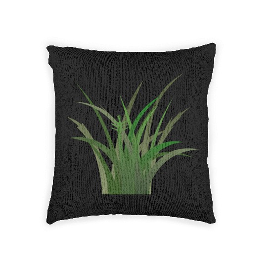Green Grass Woven Pillows