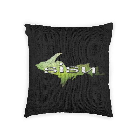 U.P. SISU Upper Peninsula Michigan Finland Finnish Woven Pillows