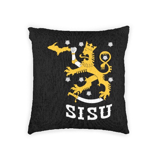 Sisu U.P. Upper Peninsula Yooper Woven Pillows Woven Pillows Woven Pillows