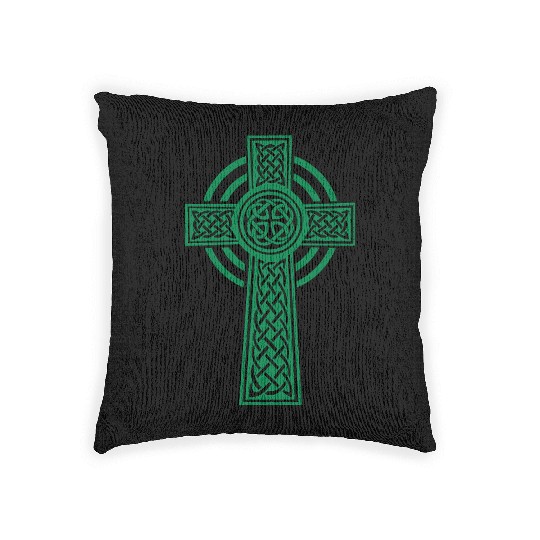 Celtic cross Woven Pillows