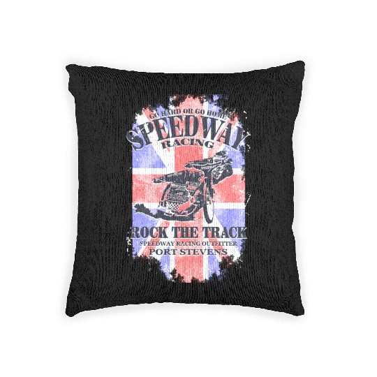 UK Speedway Racing Woven Pillows