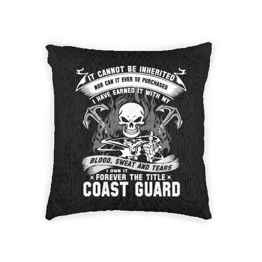 Coast Guard us coast guard coast guard Woven Pillows