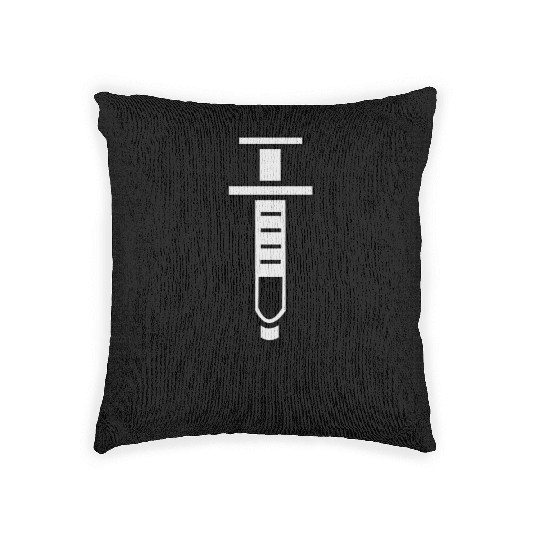 Medical Syringe Woven Pillows