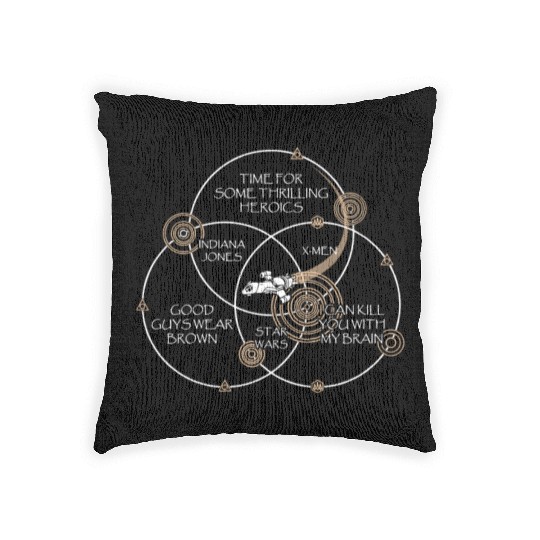 Firefly - Indiana Jones, X - men, Star wars Woven Pillows