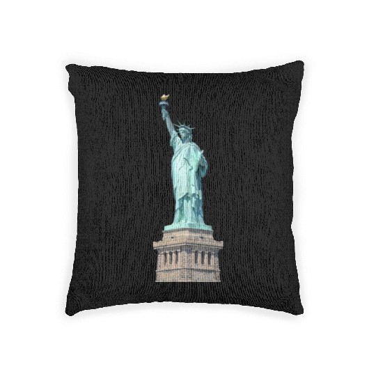 Statue Of Liberty Woven Pillows
