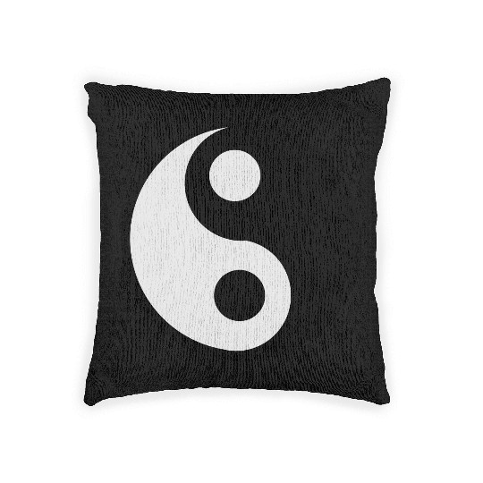 jing jang (Ying Yang) Woven Pillows