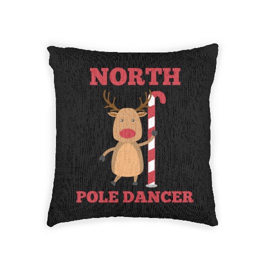 North Pole Dancer Woven Pillows