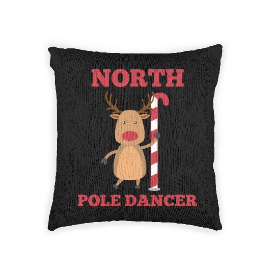 North Pole Dancer Woven Pillows