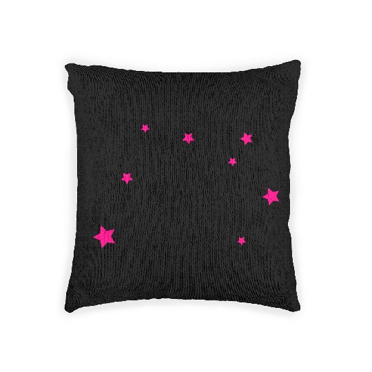 Stars, Pink, Bling Bling Woven Pillows