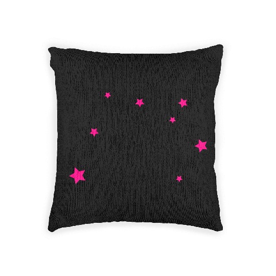 Stars, Pink, Bling Bling Woven Pillows
