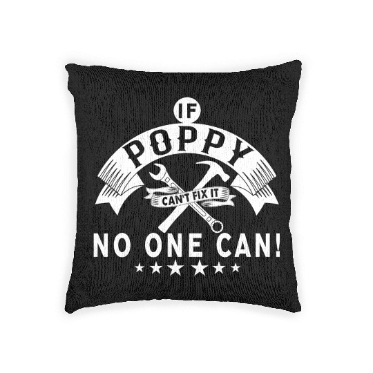 IF POPPY CAN'T FIX IT! Woven Pillows