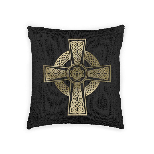 Celtic cross Woven Pillows