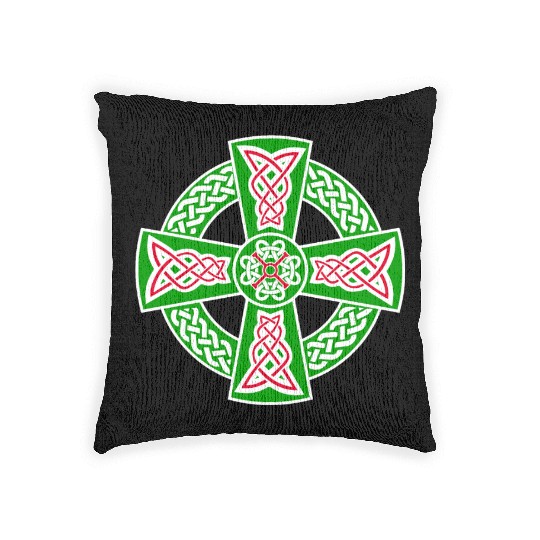Celtic cross Woven Pillows
