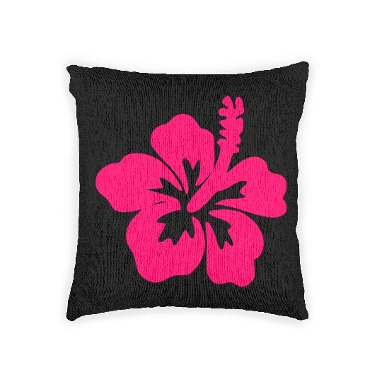 Flower - Hibiscus Woven Pillows