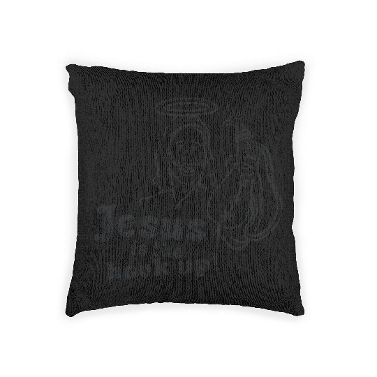 Jesus Hookup Woven Pillows