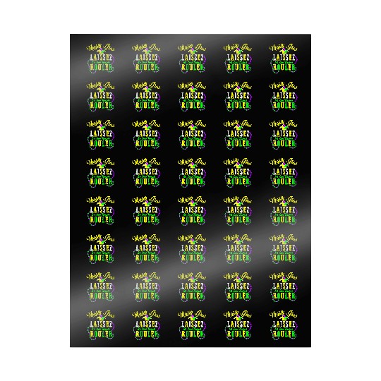 Mardi Gras laissez les bon temps rouler Fat Wrapping Papers