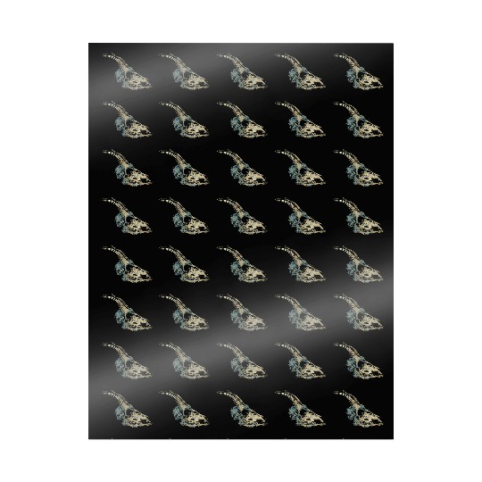 Capricorn skull Wrapping Papers