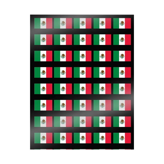 Mexican Flag Wrapping Papers