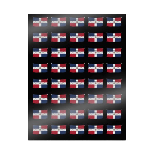 flag dominican republic Wrapping Papers