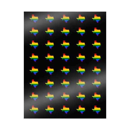 Texas Gay Pride Rainbow Flag LGBT Wrapping Papers
