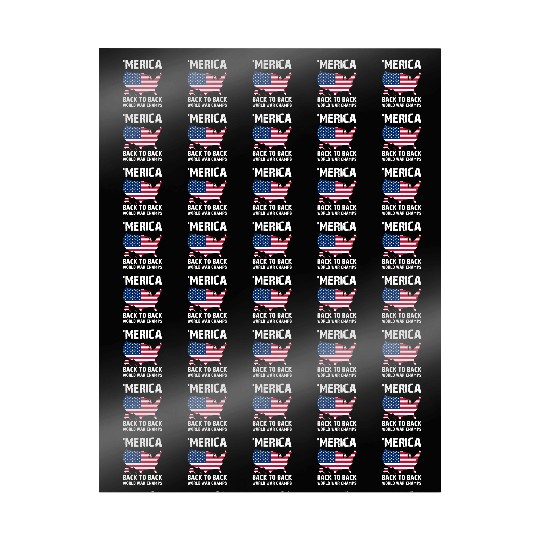 merica back to back soccer Wrapping Papers