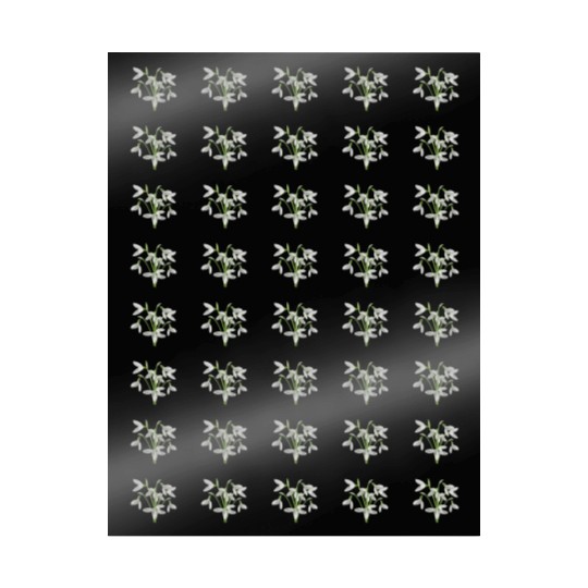 Flower Spring Snowdrop White - Gift Idea Wrapping Papers