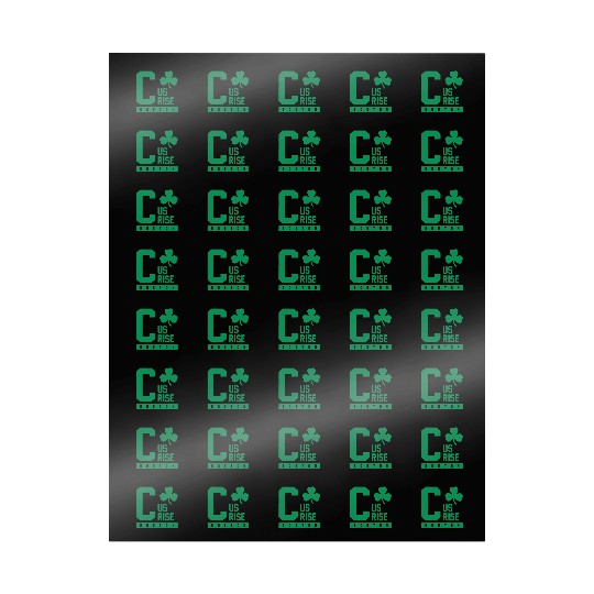 C Us Rise Boston Clover Basketball Fan Wrapping Papers